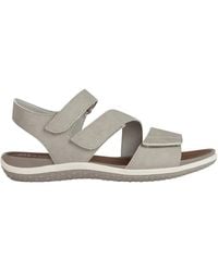 Geox - Flat Sandals - Lyst
