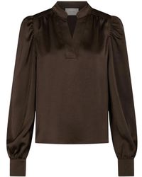 Neo Noir - Overhemden ,Bruin ,Blouses - Lyst