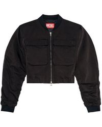 DIESEL - Chaqueta de sarga de nailon - Lyst