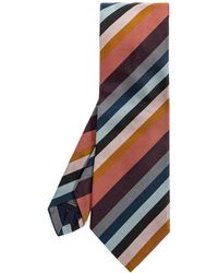 Paul Smith - Accessoires ,Veelkleurig ,Artist Stripe Silk Tie - Lyst