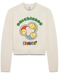 CASABLANCA - Round-Neck Knitwear - Lyst