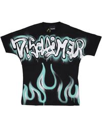 DISCLAIMER - Tops ,Zwart ,Katoen Big Logo T-Shirt - Lyst