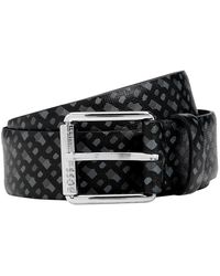 BOSS - Accessoires ,Zwart ,Leer Roll-Bmono-S-St Belt - Lyst