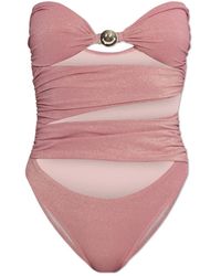 Moschino - Badmode ,Roze ,Badpak Uit Één Stuk - Lyst