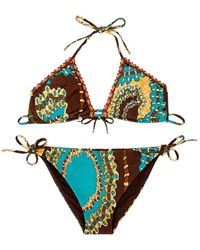 Miss Bikini - Driehoek Bikini Met Uitneembare Cups En Verstelbare Broek - Lyst
