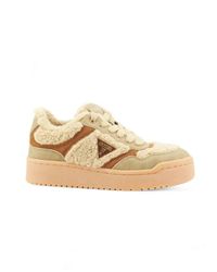 Guess - Miram Faux Fur Sneaker - Lyst