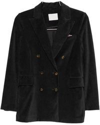Circolo 1901 - Katoenen Double-Breasted Jas - Lyst