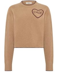 Chloé - Round-Neck Knitwear - Lyst
