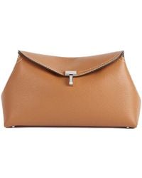 TOTEME - Bruine Schoudertas Met T-Lock - Lyst