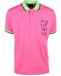 Peuterey - Tops ,Roze ,Polyester Polo - Lyst