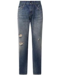 Dolce & Gabbana - Straight Fit Jeans - Lyst