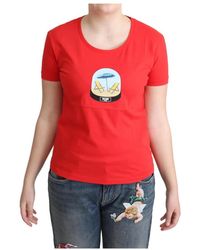 Moschino - Camiseta de algodón de moda - Lyst