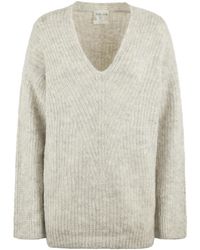 forte_forte - V-Neck Knitwear - Lyst