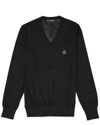Dolce & Gabbana - V-Neck Knitwear - Lyst