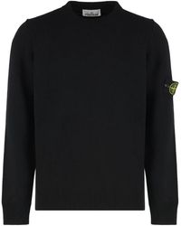 Stone Island - Round-Neck Knitwear - Lyst
