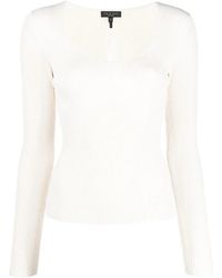 Rag & Bone - V-Neck Knitwear - Lyst