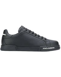 Dolce & Gabbana Portofino Sneakers - Zwart
