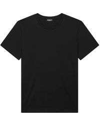Dondup - Zwarte Katoenen Jersey T-Shirt - Lyst