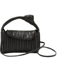 Biaggini - Schwarze mini weiche lederhandtasche - Lyst