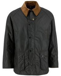 Barbour - Jassen ,Groen ,Katoen Festive Ashby Wax Jacket - Lyst