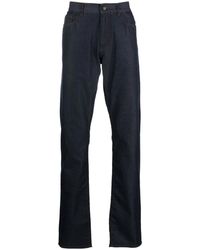 Canali - Jeans in cotone/cashmere con tasche - Lyst