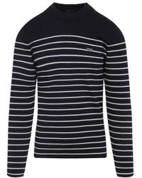Prada - Virgin Wool Crew Neck Sweater - Lyst