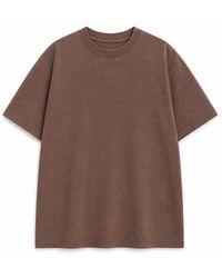 A.P.C. - Tops ,Bruin ,Katoen Printemps 26 T-Shirt - Lyst