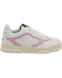 Gucci - Schoenen ,Wit ,Leer Re-Web Sneaker - Lyst