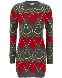 Moschino - 'smiley®' Wollen Jurk - Lyst