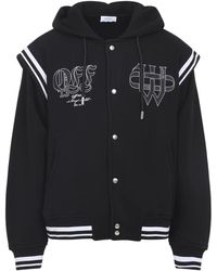Off-White c/o Virgil Abloh - Jassen ,Zwart ,Katoen Zwarte Katoenen Jas Aw 25 - Lyst