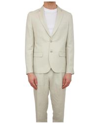 Antony Morato - Jassen ,Wit ,Linnen Giacca Per Completo - Lyst