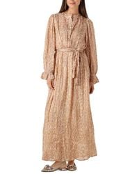 Notre-v - Kleedjes ,Veelkleurig ,Elegante Maxi Jurk - Lyst