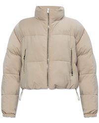 Versace - Jacke mit Logo-Stickerei - Lyst