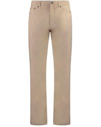 GANT - Baumwollhose mit metallknöpfen - Lyst