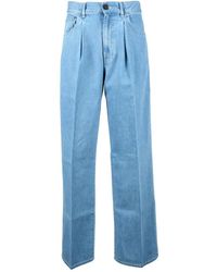 Philippe Model - Jeans ,Blauw ,Katoen Jeans Van 100% Katoen - Lyst