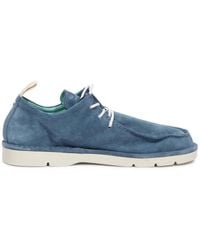 Pànchic - Schoenen ,Blauw ,Leer P19 Veterschoen - Lyst