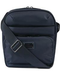 Paul & Shark - Nylon Messenger Tasche Mit Lederbesatz - Lyst