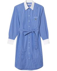Lacoste - Blaue lässige kleider für frauen,dresses - Lyst