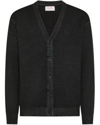Sun 68 - Truien & Vesten ,Zwart ,Cardigan Vintage Broken L/S - Lyst