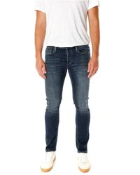 Denham - Jeans ,Blauw ,Denim Slim Fit Midwaist Jeans - Lyst