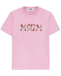 MSGM - T-Shirts - Lyst