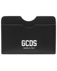 Gcds - Porta carte con stampa logo nero - Lyst