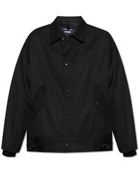 Comme des Garçons - Jassen ,Zwart ,Wol Jas Met Zakken - Lyst