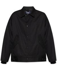 Comme des Garçons - Jassen ,Zwart ,Wol Jas Met Zakken - Lyst