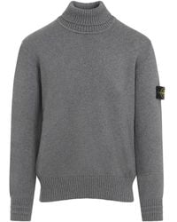 Stone Island - Knitwear > turtlenecks - Lyst