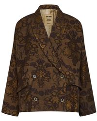Uma Wang - Floral Jacquard Blazer - Lyst