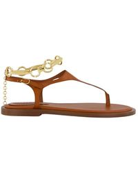 Zimmermann - Wilde Leren Sandaal - Lyst