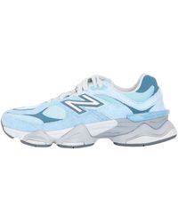 New Balance - Blaue und graue sneakers 9060 - Lyst