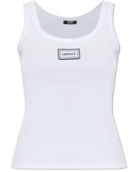 Versace - Sleeveless Tops - Lyst