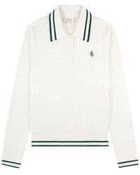 Sporty & Rich - Round-Neck Knitwear - Lyst